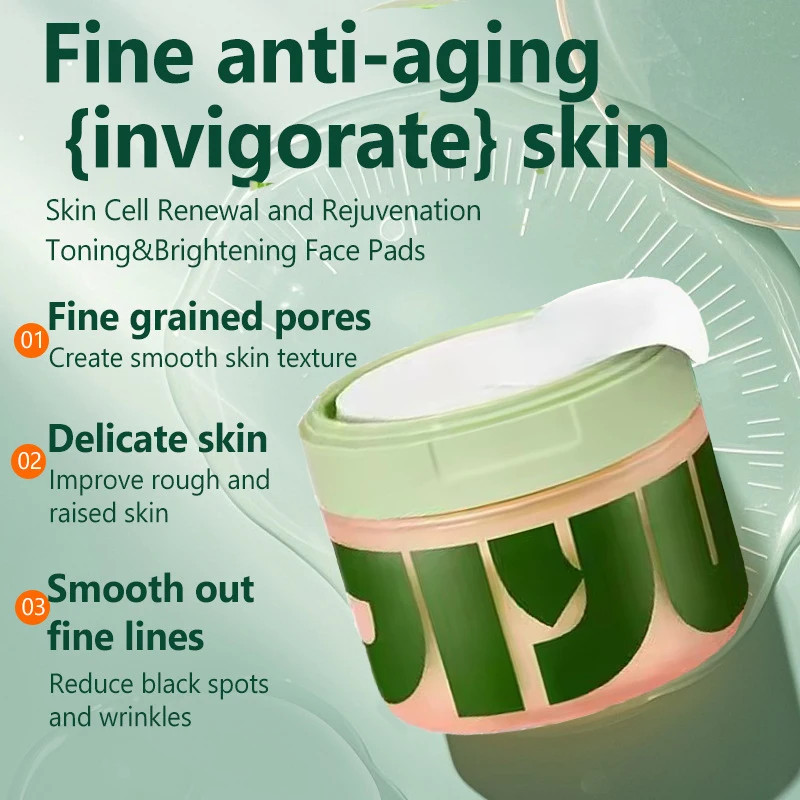 Skincare Anti-Aging, Dark Spot & Wrinkle Minimizing Toner Pads with Snail Mucin