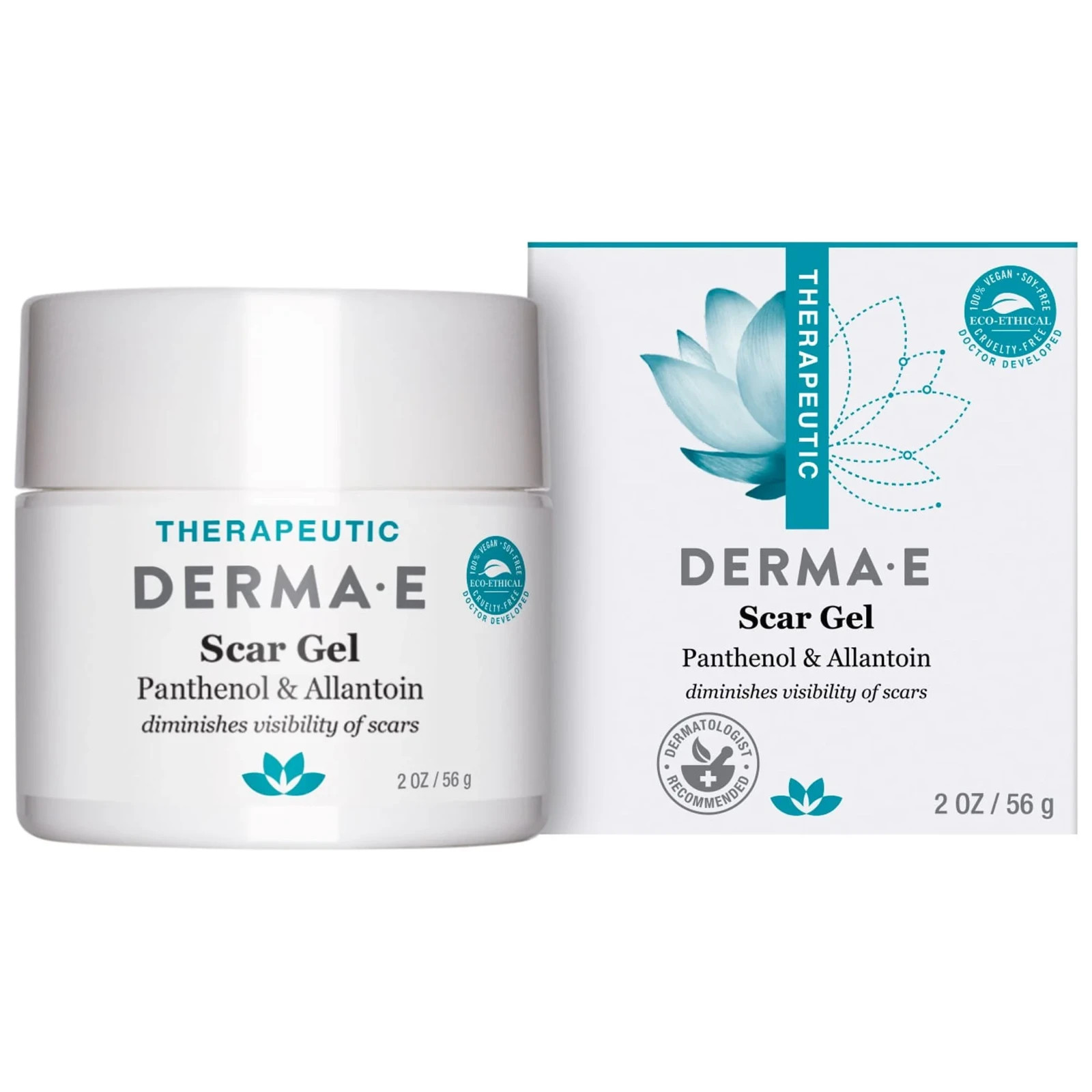 Derma E Scar Gel 2 oz 56 g Cruelty-Free, Gluten-Free, No Artificial Colors,
