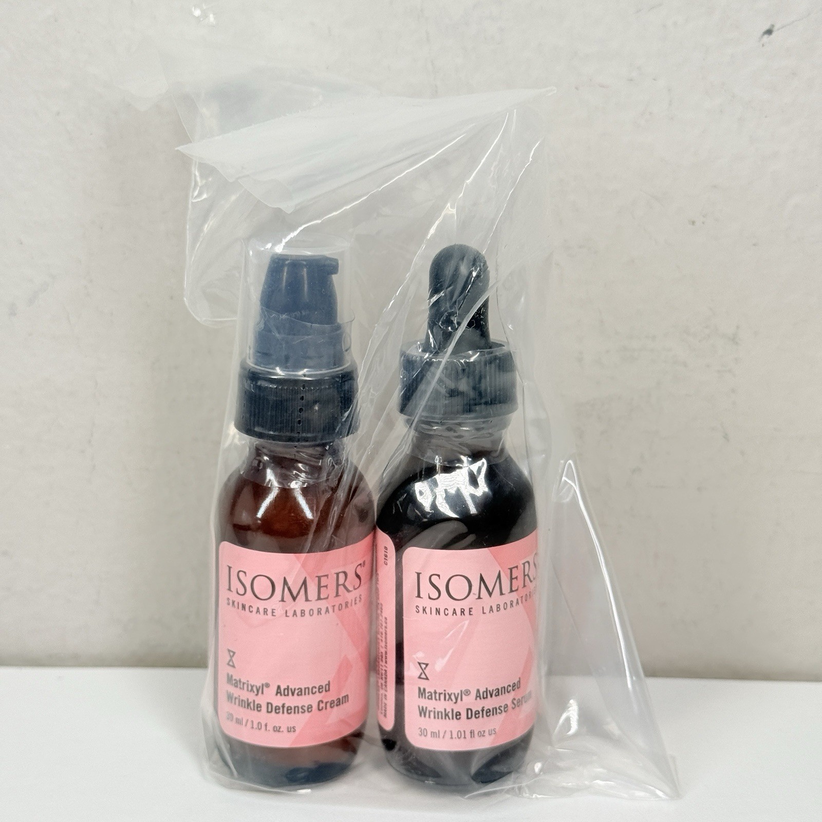 ISOMERS Matrixyl Advanced Wrinkle Defense Cream & Serum Set 30ml Each New
