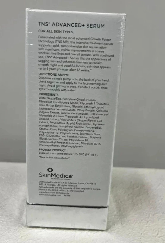 SkinMedica TNS Advanced+ Serum 1oz / 30ml New Sealed Exp 2027 Authentic