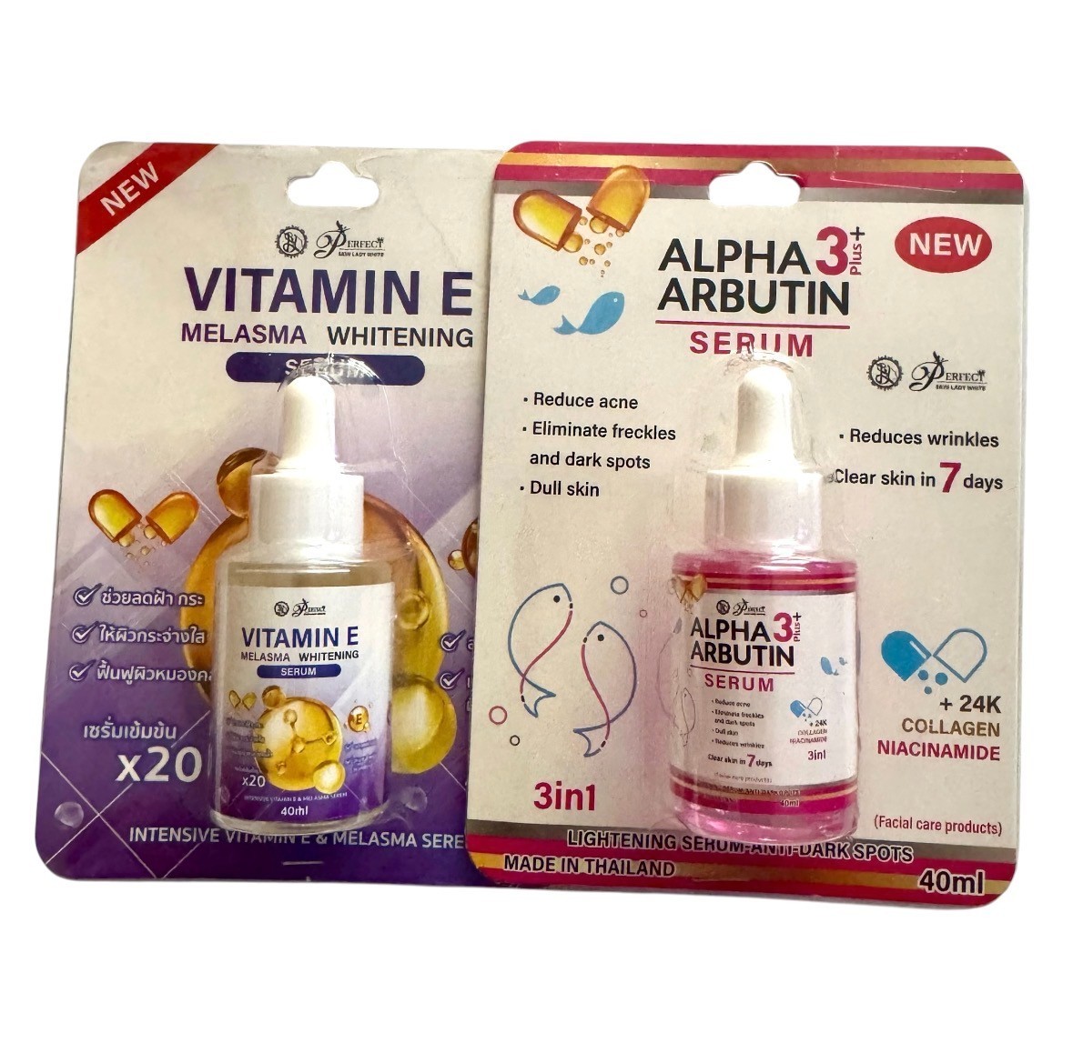 Perfect skin lady Vitamin E Melasma Serum & Alpha Arbutin Serum 40ml