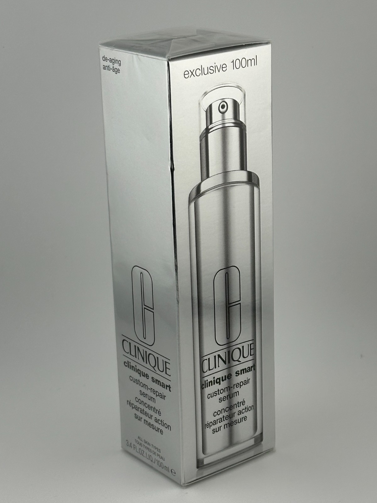 Clinique Smart Custom-Repair De-Aging Serum 3.4 oz 100 mL Brand New SEALED