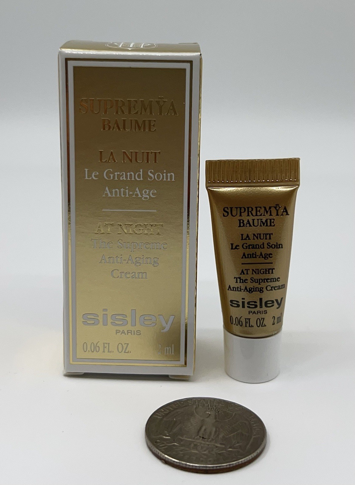 2 x Sisley Supremya Baume La Nuit The Supreme Anti-Aging Cream 2ml Each Total 4m