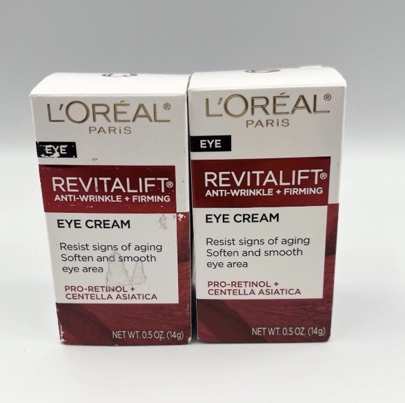 2 Pack L’Oréal Paris Revitalift Anti Wrinkle Firming Eye Cream – 0.5oz Each