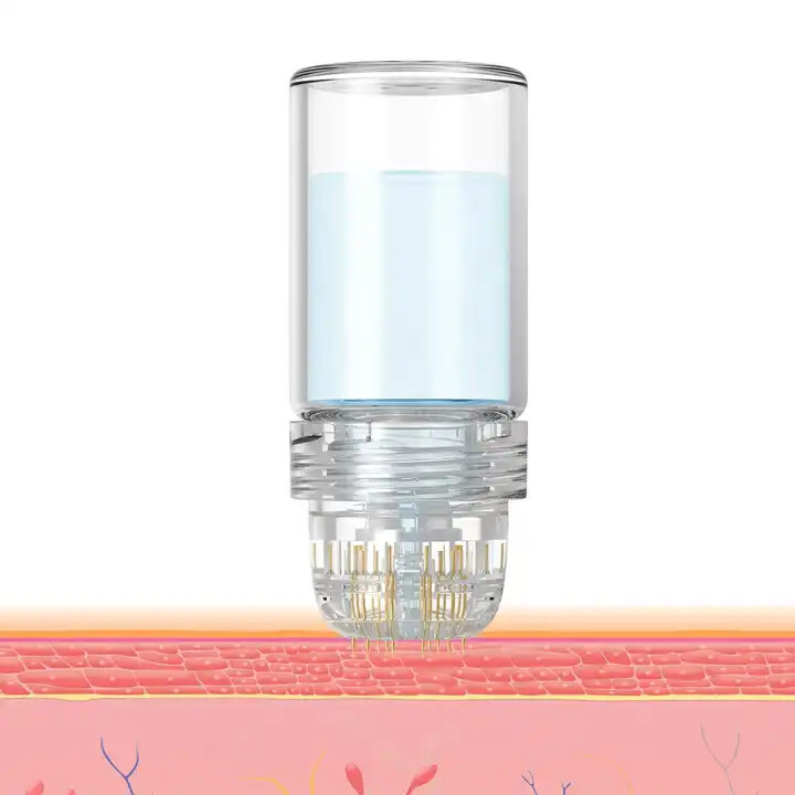 20/64 Pins Titanium Roller System for Facial Skin Care Wrinkle Removal Therapy
