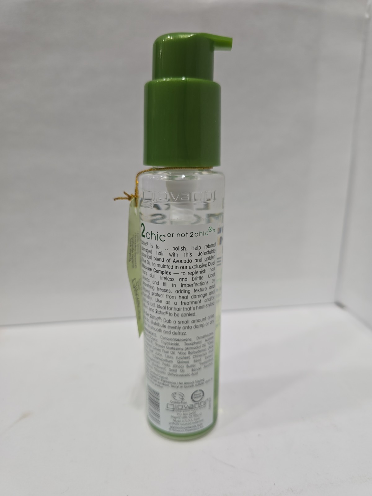 Giovanni 2chic Ultra-Moist Super Potion Anti-Frizz & Binding Serum Oil 2.75 oz
