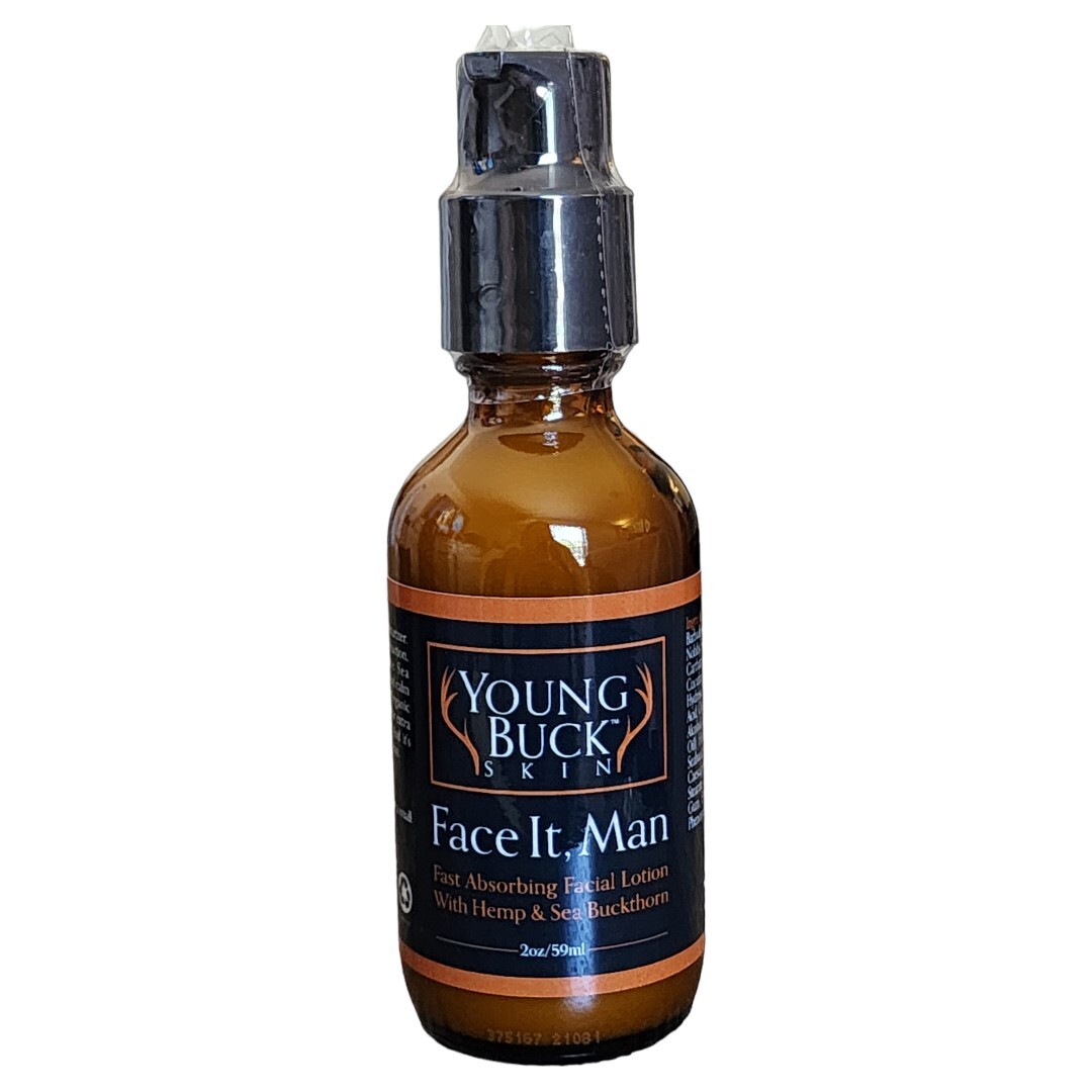 Young Buck Skin Face it Man Facial Lotion 2oz New/Sealed