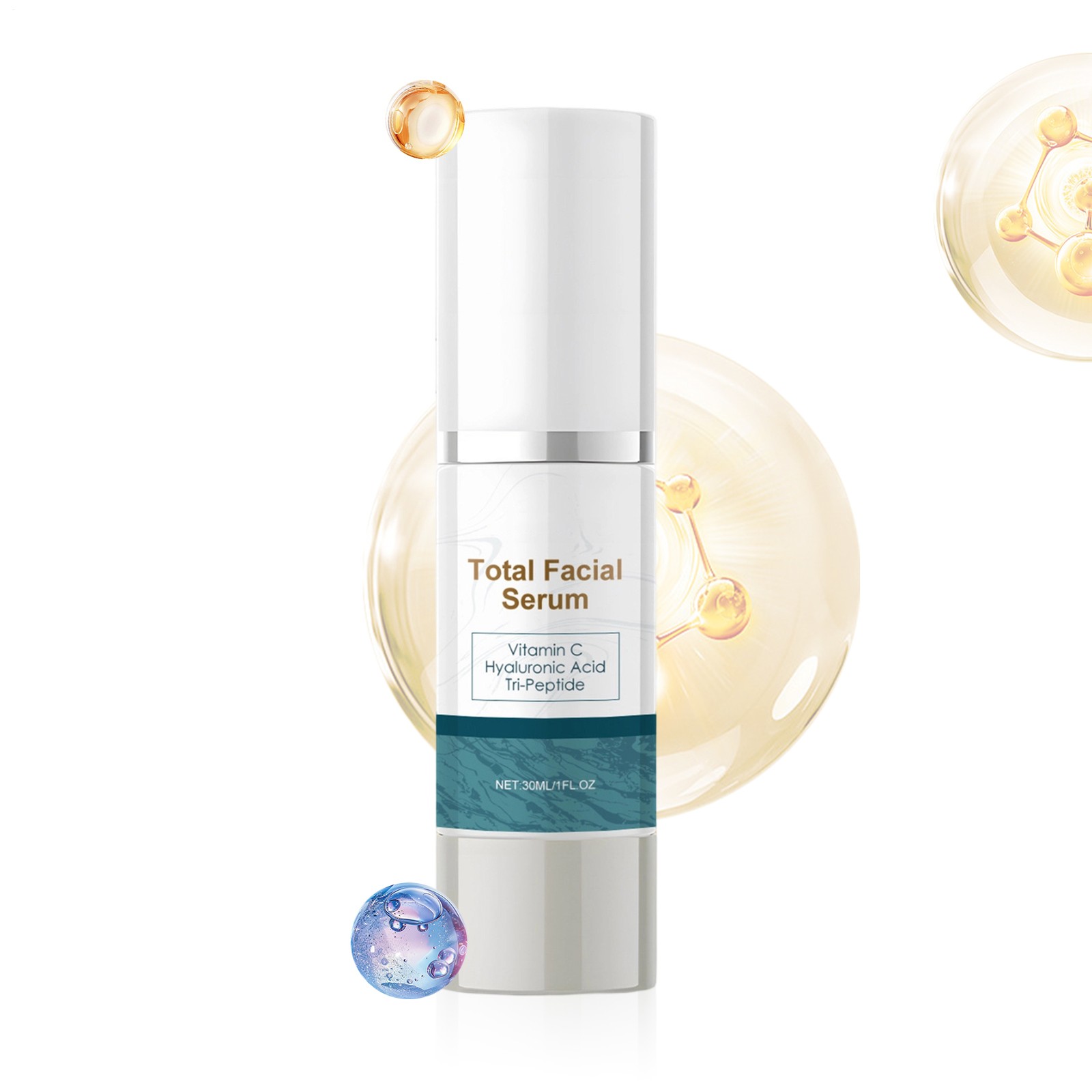 Sun Coast Sciences Total Package Serum W/ Vitamin C Hyaluronic Acid Tri–Peptide