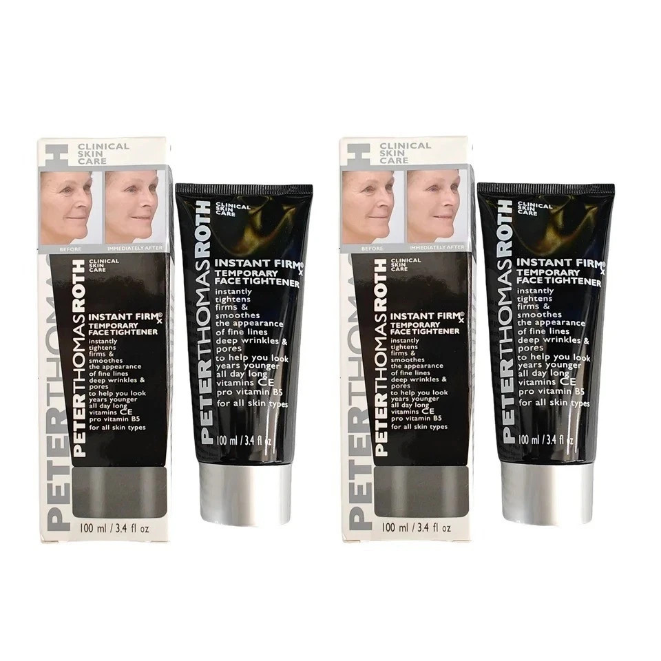 2 PACK Peter Thomas Roth Instant Firmx Temporary Face Tightener 3.4 oz 100 ml &