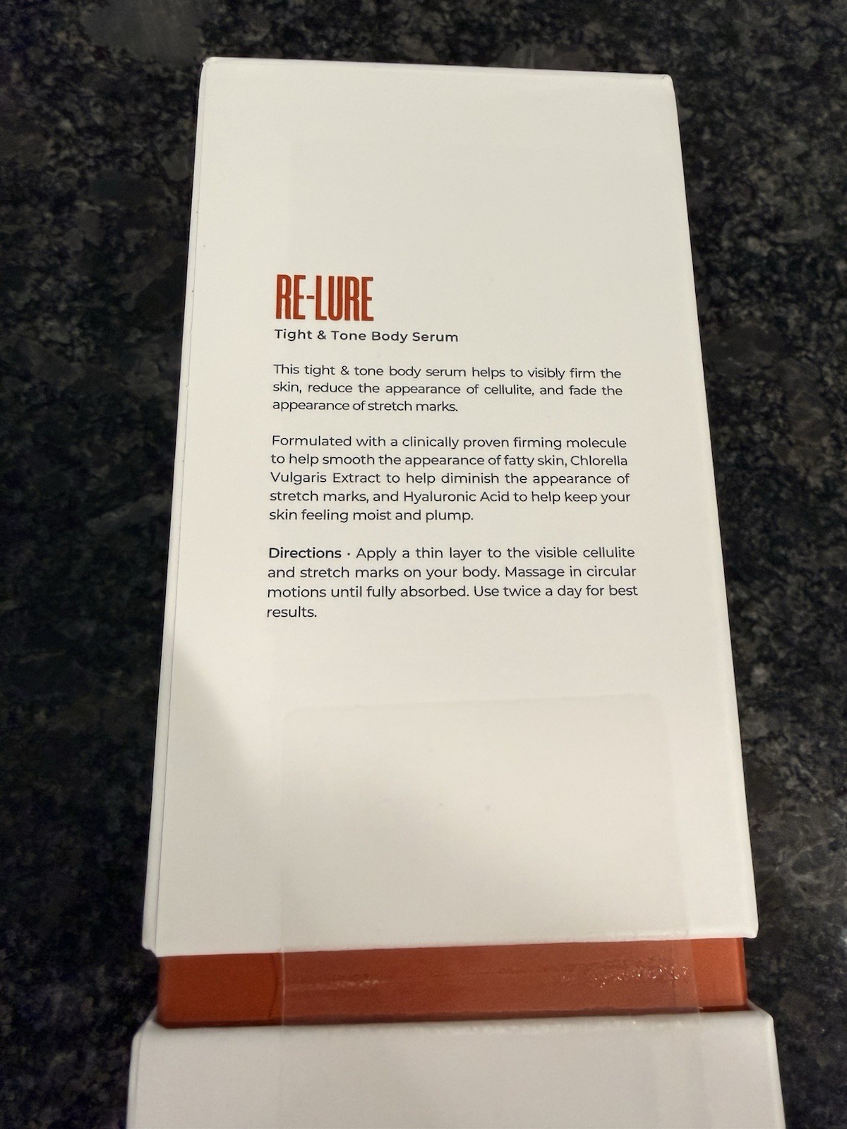MAELYS RE-LURE TIGHT & TONE BODY SERUM 3.4 OZ BOXED