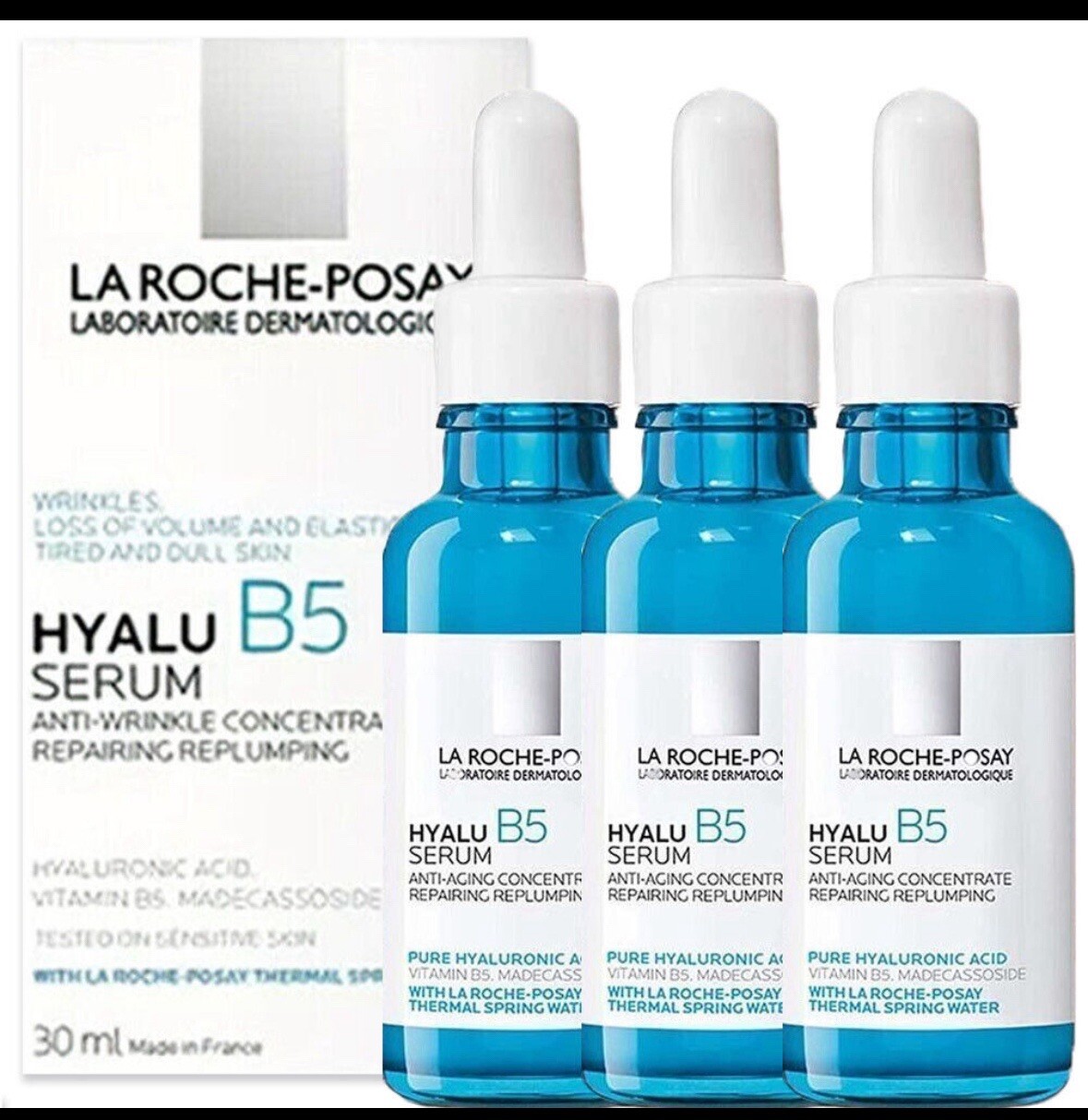 *Authentic La Roche-Posay HYALU B5 Anti-Wrinkle Serum 30ml Sealed*(Exp. 09/2026)