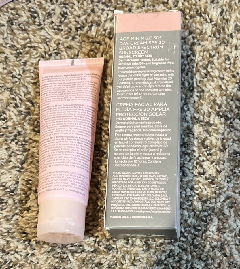 Mary Kay Age Minimize 3D Day Cream SPF30 Normal To Dry Skin See DESCRIPTION 2024