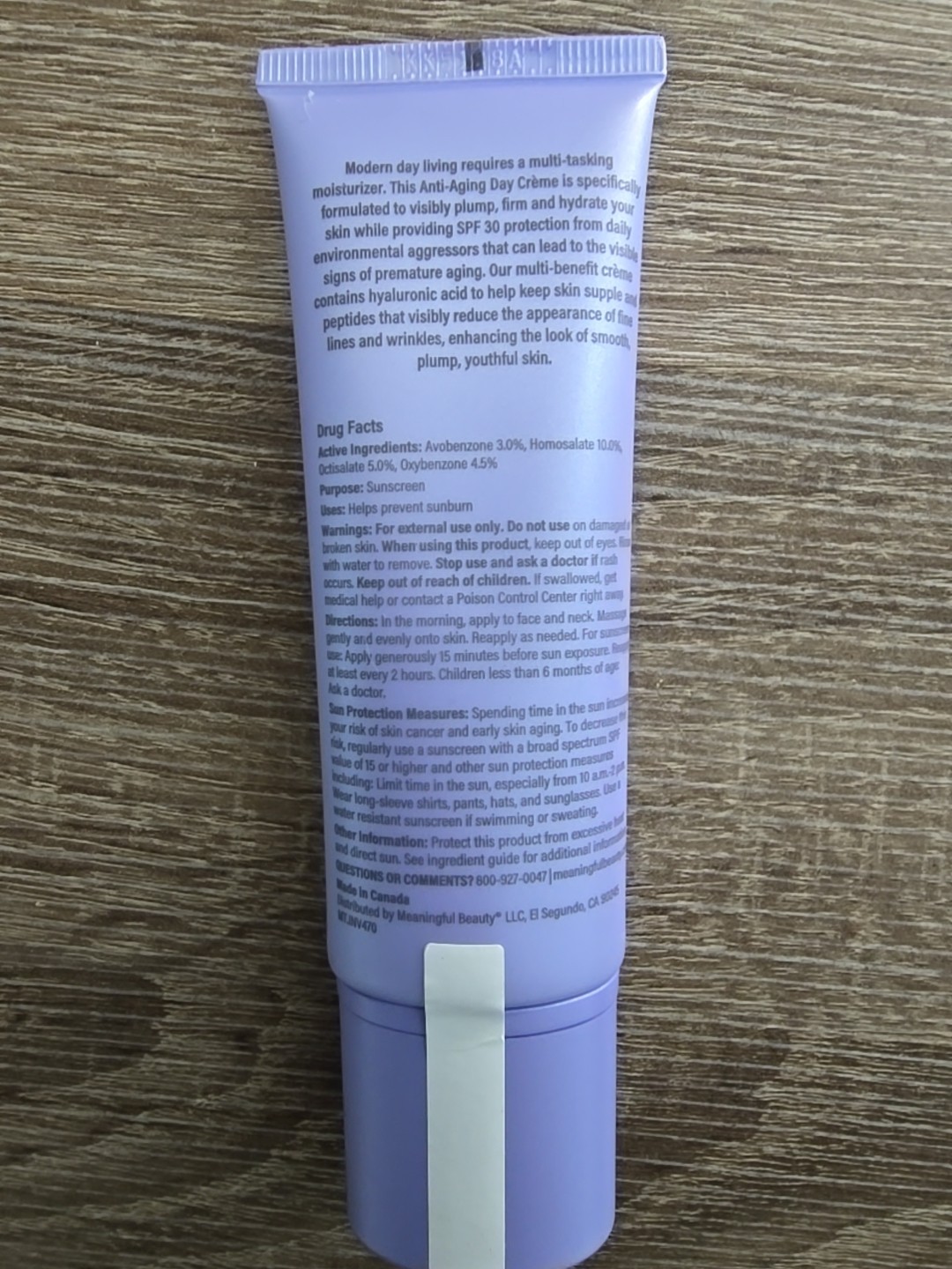 Original.Meaningful Beauty SPF30, Anti Aging Day Cream – 1.7 fl oz