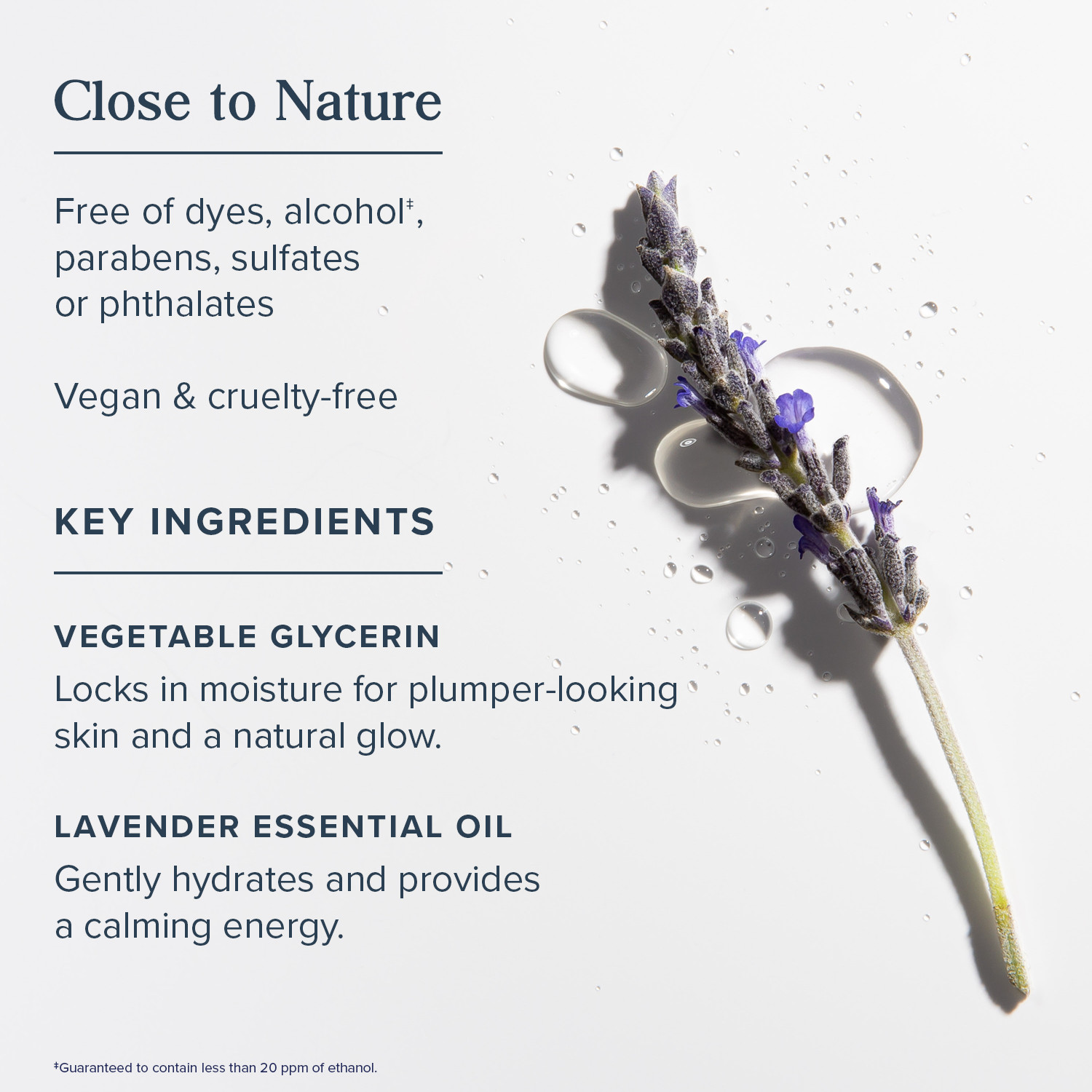Heritage Store Lavender Water & Glycerin Soothing Facial Mist 8 oz