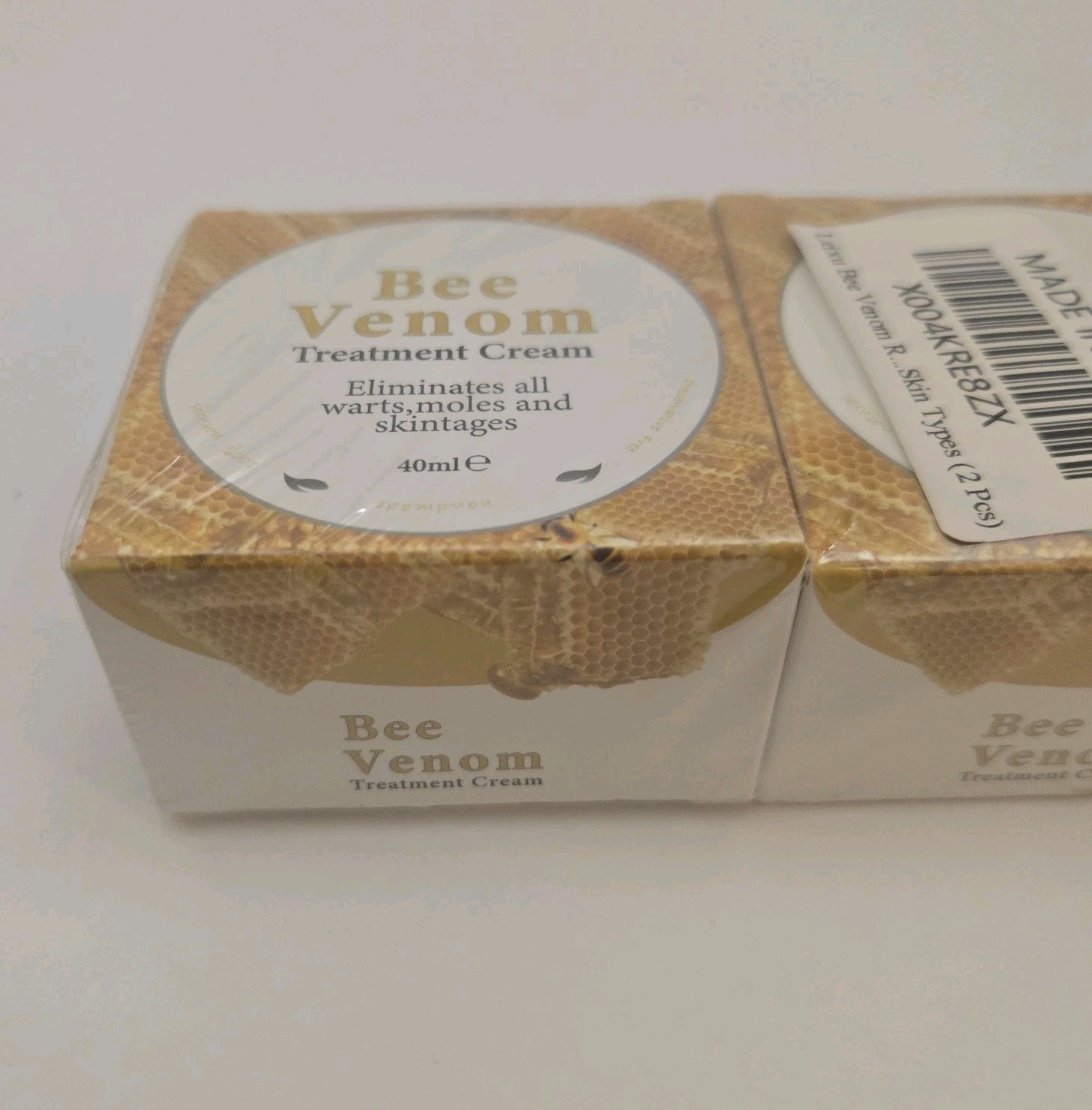 2 Pack Bee Venom Treatment Cream 40ml NEW Sealed In Box Skincare Formula Lot