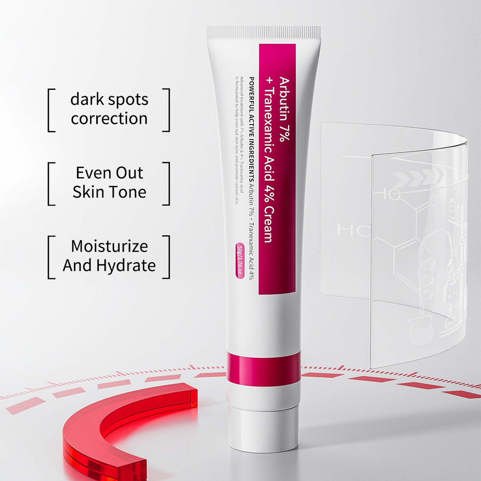 Arbutin 7% + Tranexamic Acid 4% Moisturizer,Dark Spot Corrector facial Moistu…