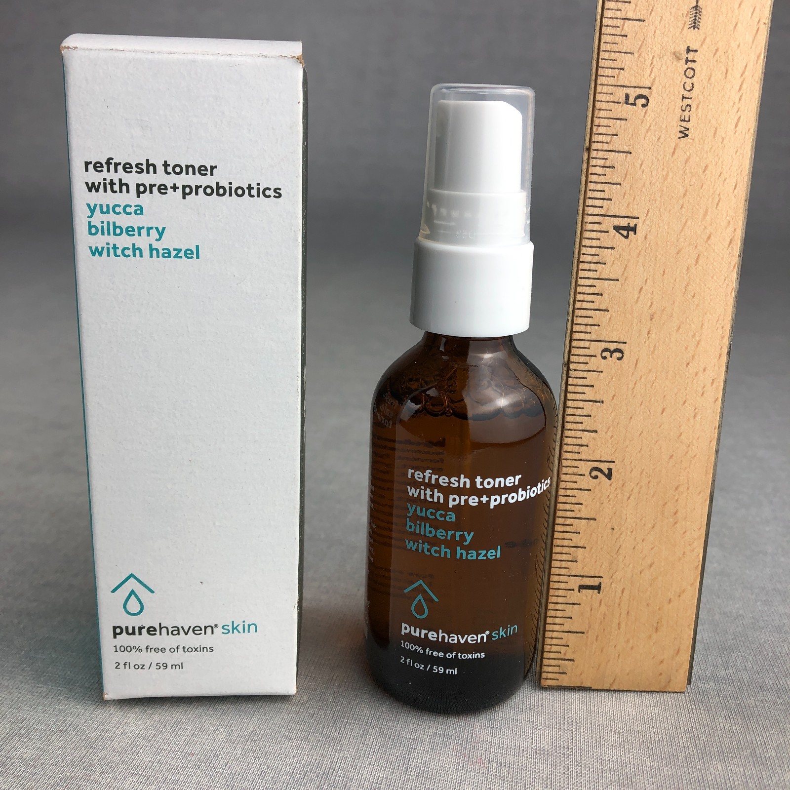 Pure Haven Non-Toxic Skin Care Kit Moisturizer Toner Hyaluronic Night Deodorant