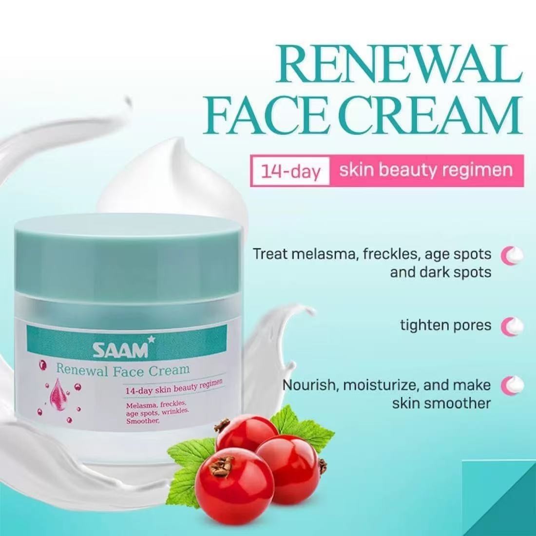 Face Renewal Cream 50g Für Melasma und Sommersprossen Behandlung 1.76oz