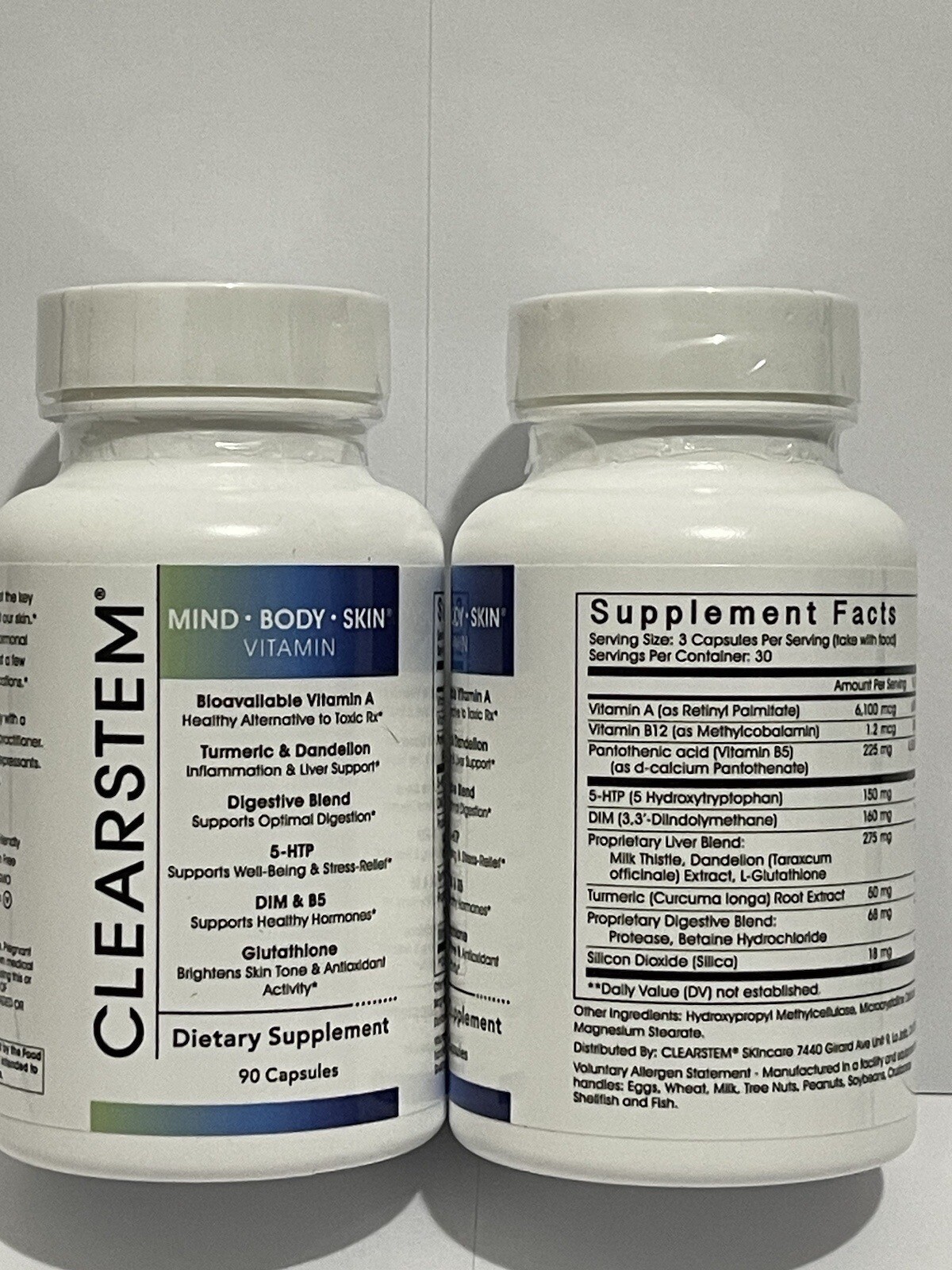 Clearstem(age+acne) Mind.body.skin Vitamin – 1 Bottles