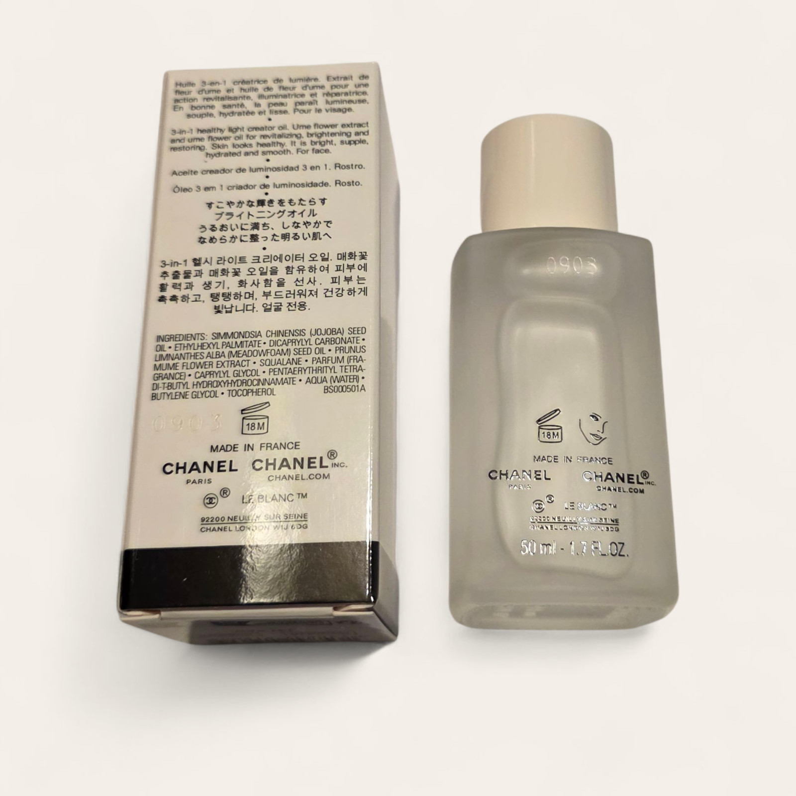 Chanel Le Blanc Huile Healthy Light Creator Oil, 50ml/1.7fl.oz.