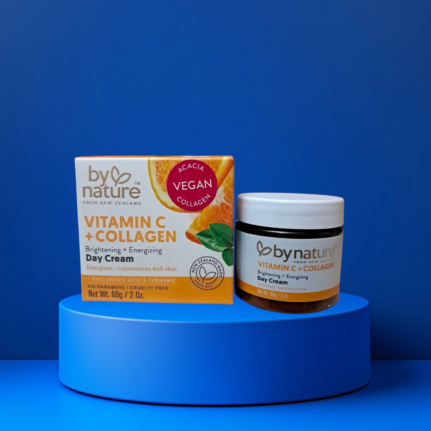 By Nature Vitamin C + Turmeric Brightening Hydrating Night Cream 2oz EXP 04/2026