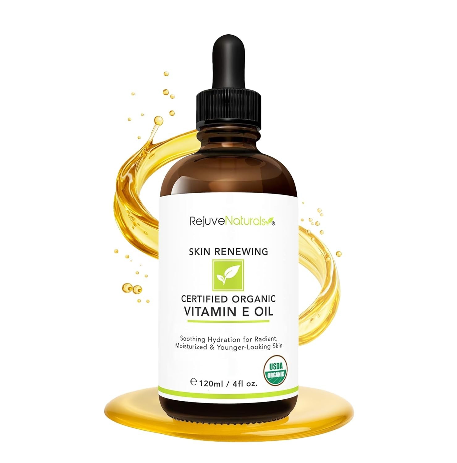 Vitamin E Oil All Natural Organic 4oz Repair Dry Damaged Skin Face Body