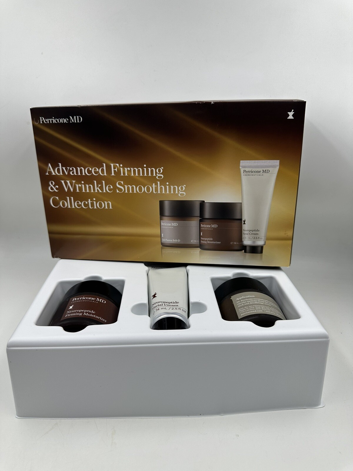 Perricone MD Advanced Firming & Wrinkle Smoothing Collection Set- New See Photos