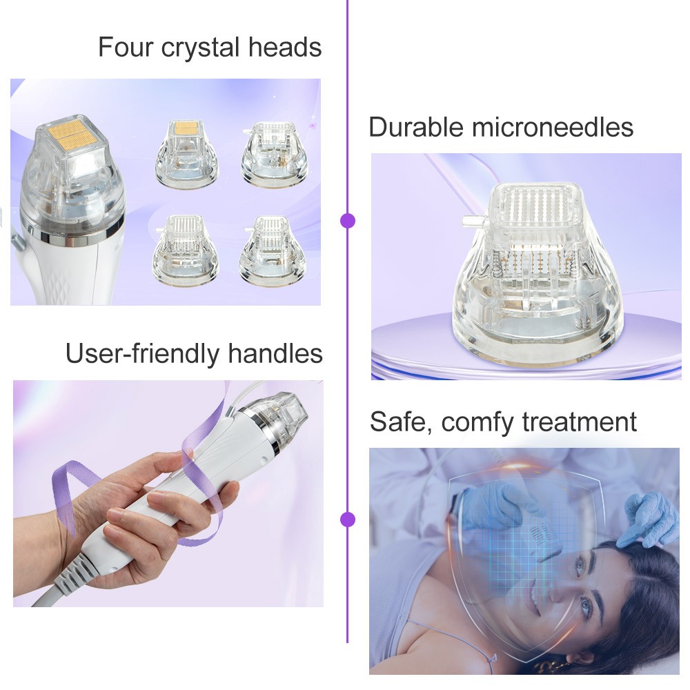 2 in 1 RF Micro-n-eedle Machine Cold Hammer Scars Spot Removal Skin Lifting Spa