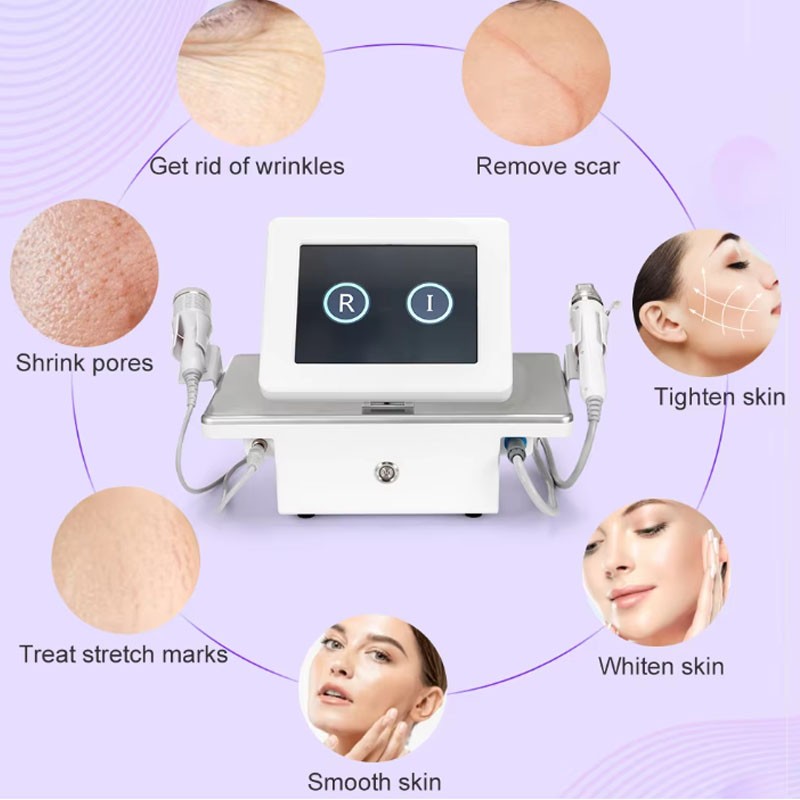 2in1 Micro Pin Machine Cold Hammer Anti Scars Spot Wrinkle Removal Beauty Device