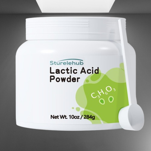 Lactic Acid Powder, 10OZ / 284G, Cosmetic Grade, Gentle Exfoliation, DIY Lactic