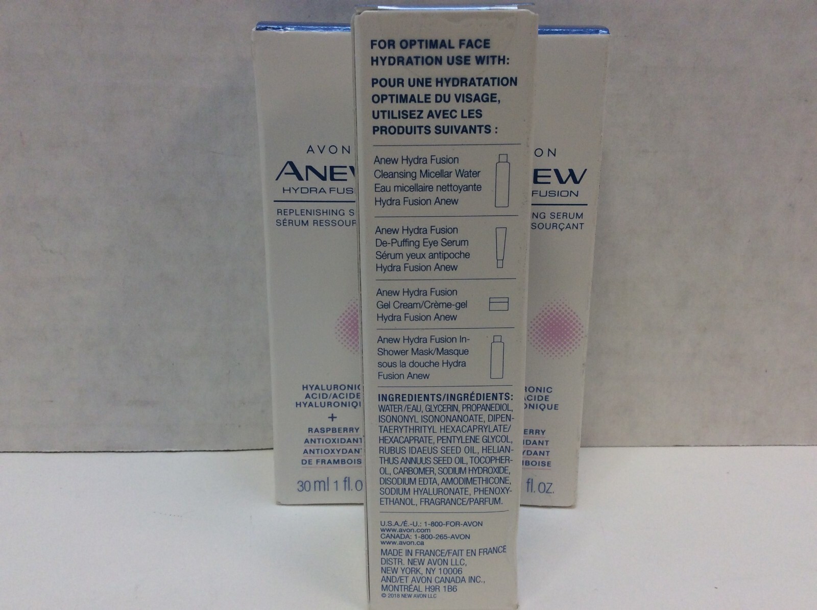 Avon Anew Hydra Fusion Replenishing Face Serum with Hyaluronic Acid, 1 fl oz
