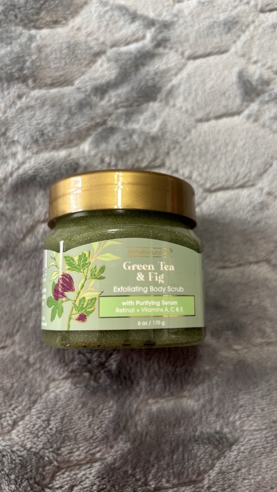3 Set Global Beauty Green Tea & Fig, Brown Sugar, Rose & Peony Body Scrub—6 Oz