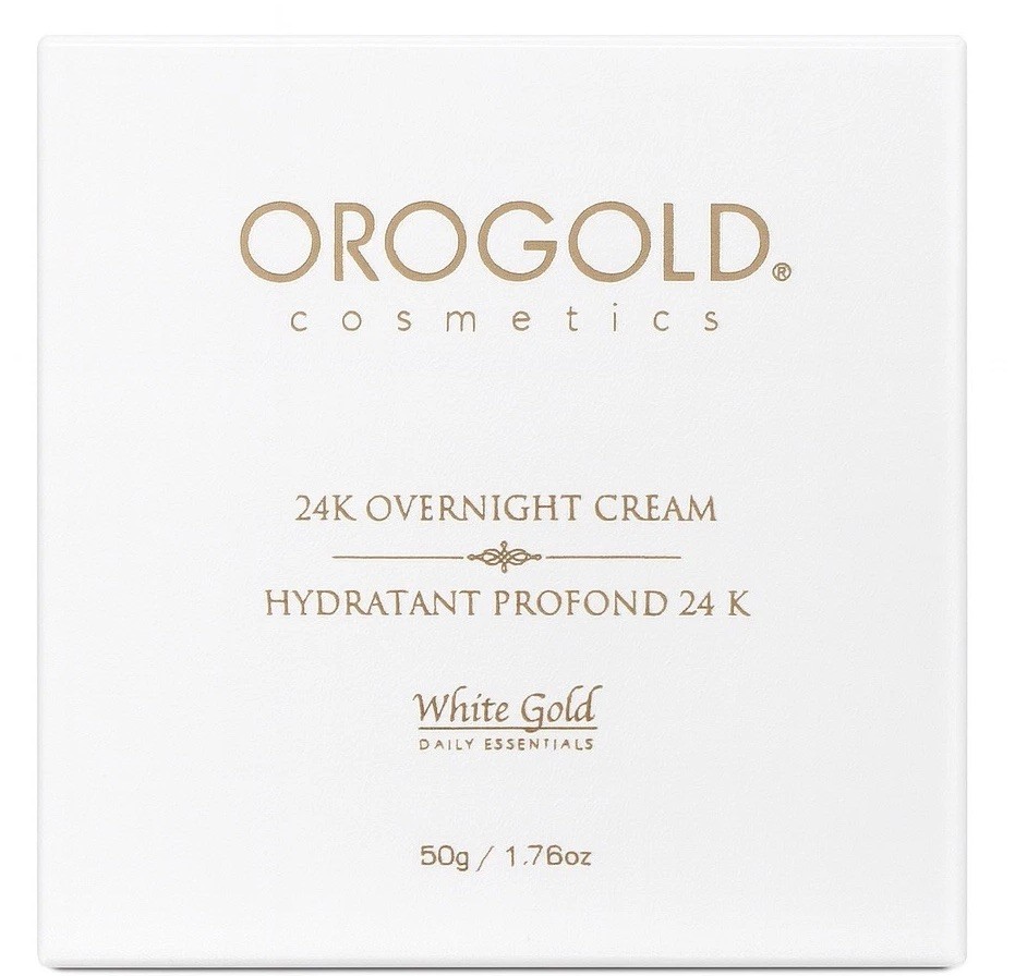 Orogold Cosmetics 24K Overnight Cream 1.76 oz White Gold New Sealed