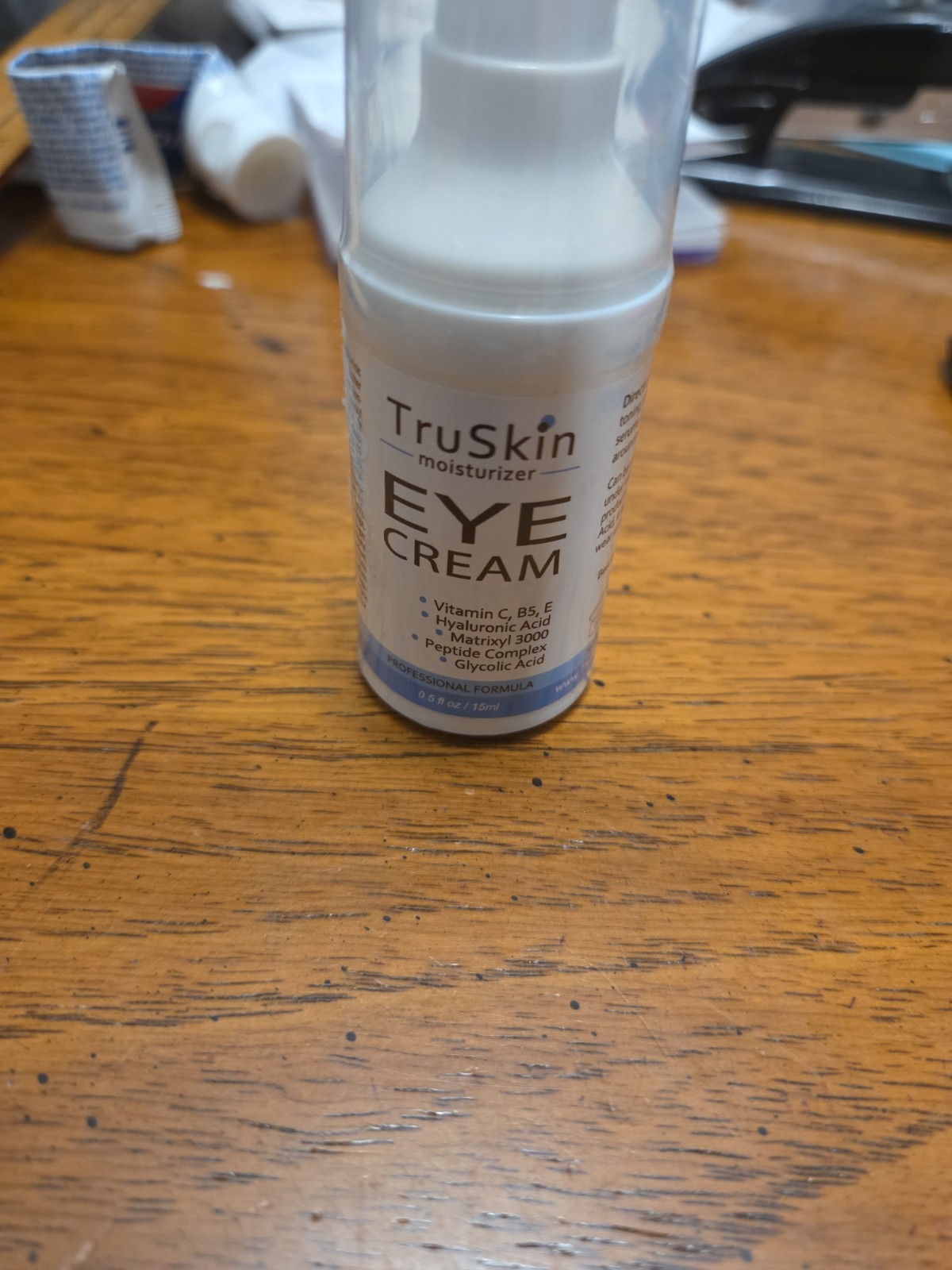 TruSkin Moisturizer Eye Cream Vitamin C B5 E 0.5oz 15mL