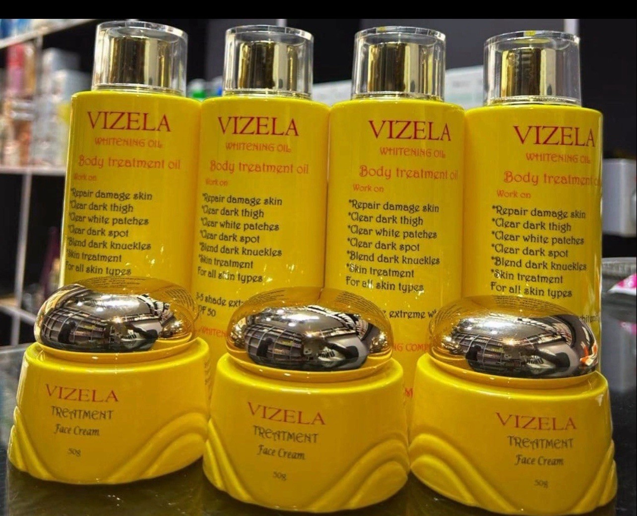 1 Piece Vizela Whitening Face & Body Treatment Oil Ready For Shipping