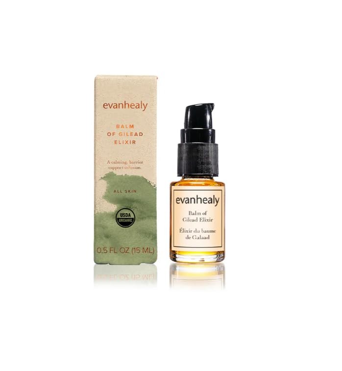 evanhealy Balm of Gilead Elixir | Facial Oil Serum Infusion with Resins, Buds…