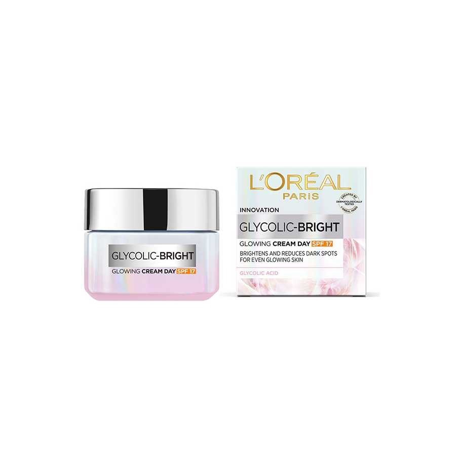 L’Oreal Paris Glycolic Bright Day Cream SPF 17 Dark Spot Brightening 50ml