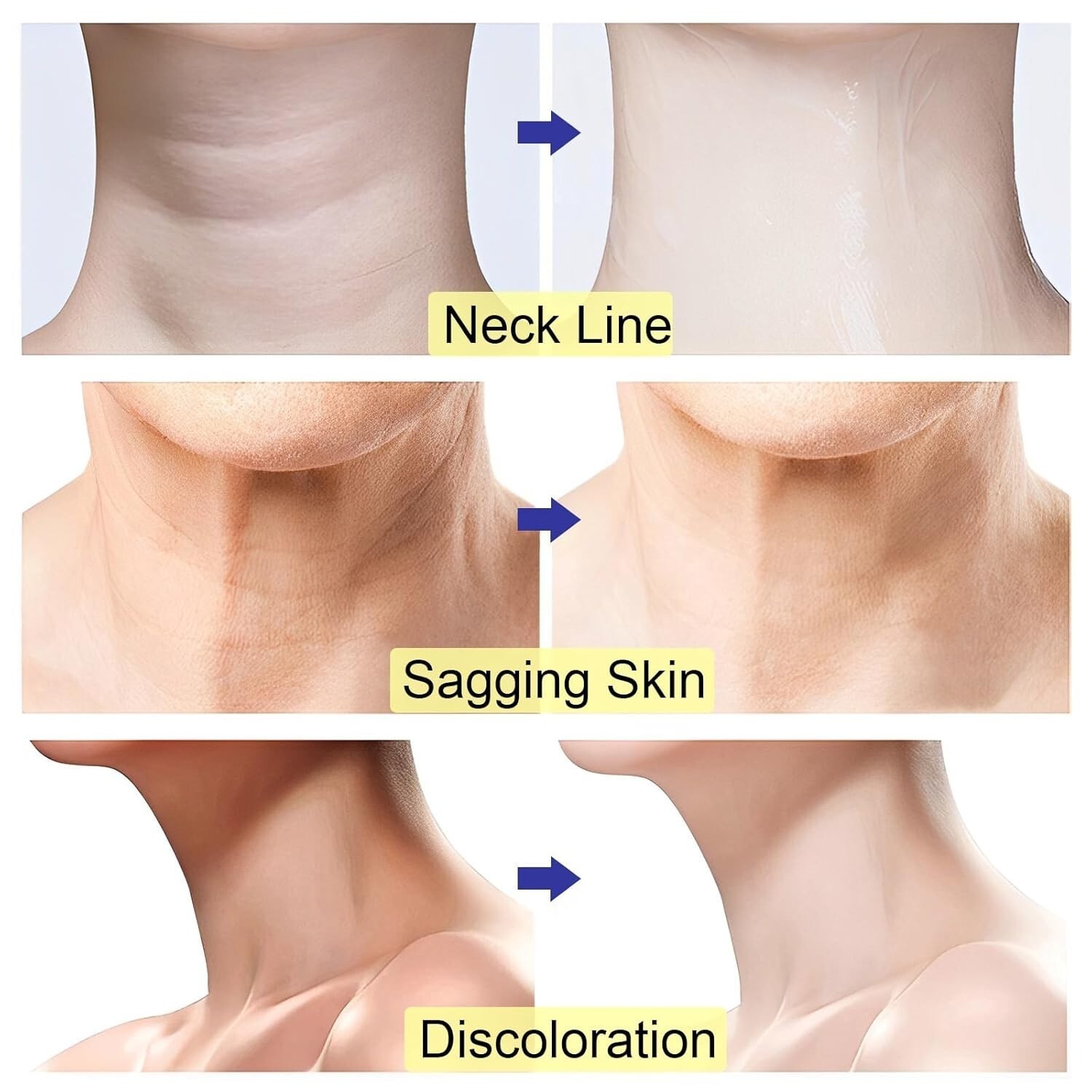 Neck Cream Firming & Lifting Anti-Aging Tightening Moisturizer for Crepey Skin
