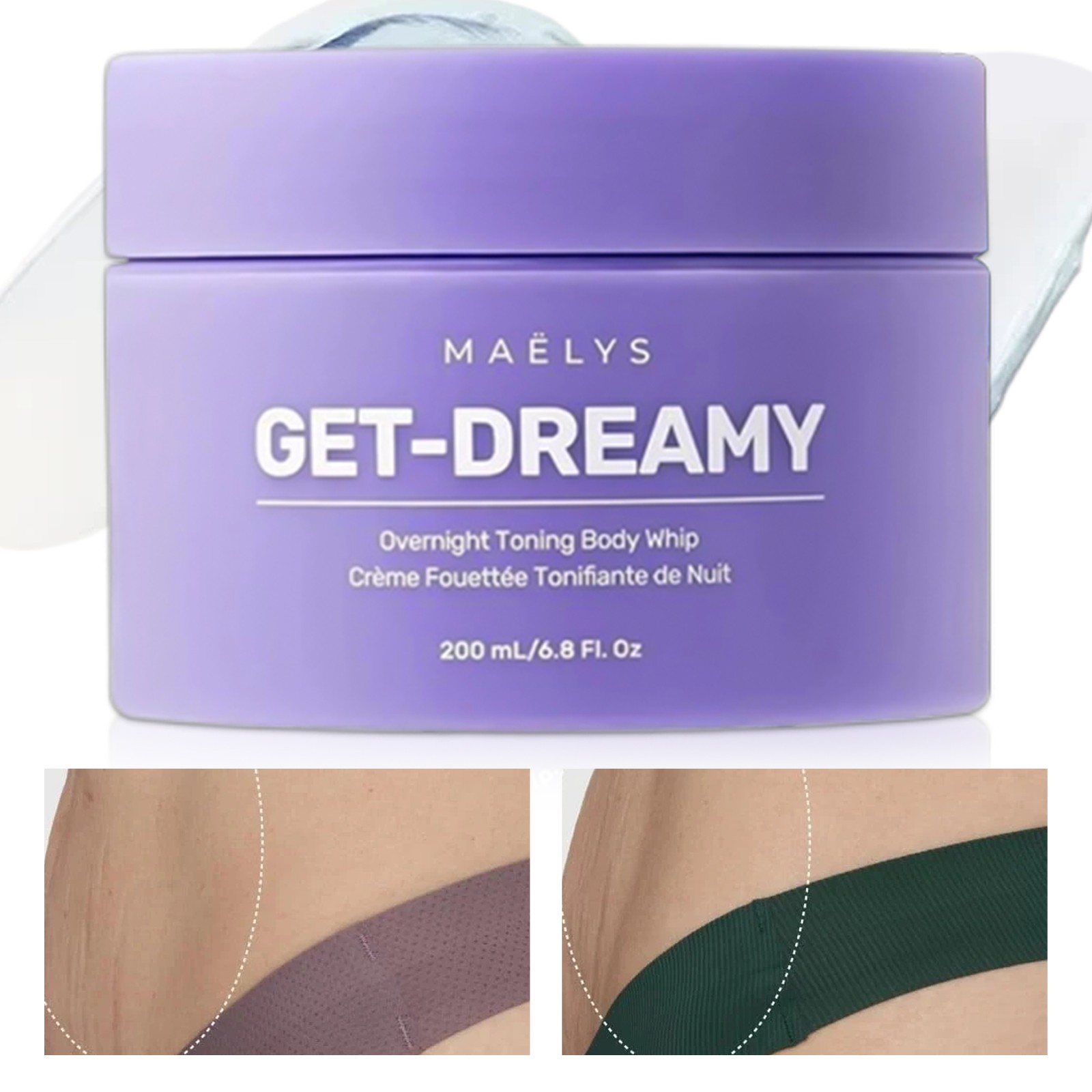 Get-Dreamy Maelys Overnight Toning Body Whip – 6.8 Fl Oz/200 Ml