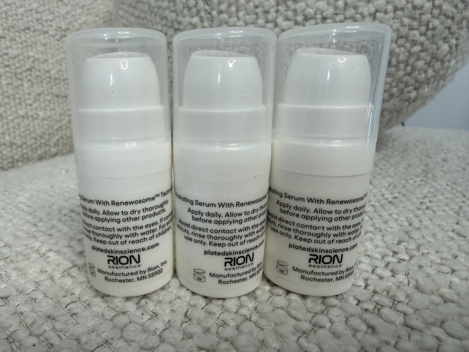 Plated Skin Science Intense Serum 3 X 5 ML = Full Size Fresh Authentic