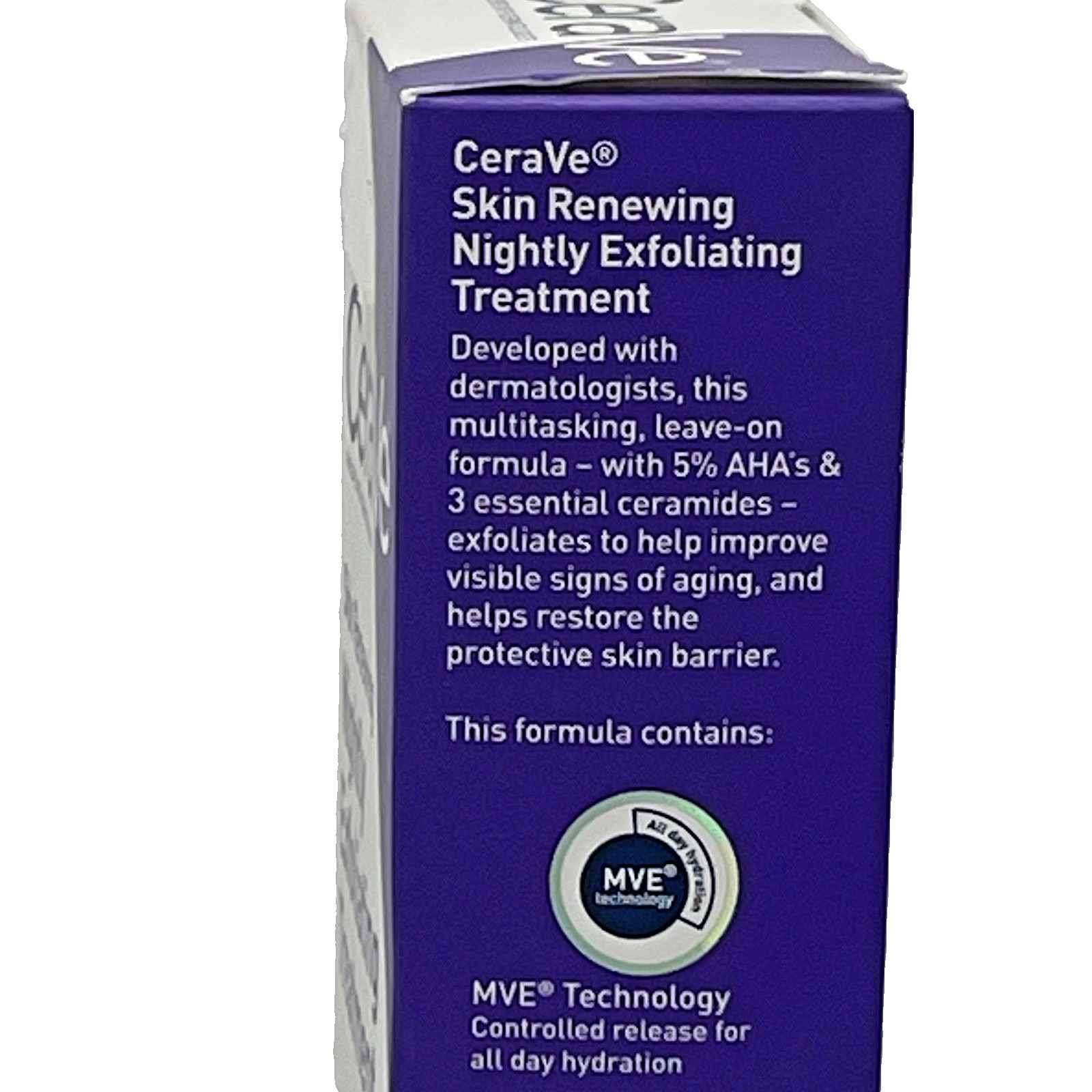 CeraVe Skin Renewing Nightly Exfoliating Treatment Serum – 1.7 fl oz