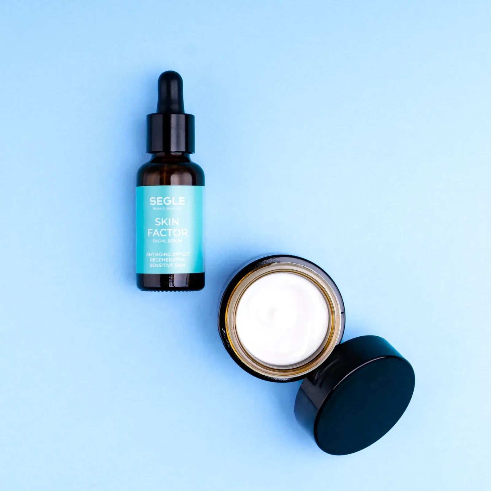 SEGLE Anti-Aging Serum and Skin Factor Anti-Aging Regenerating Cream