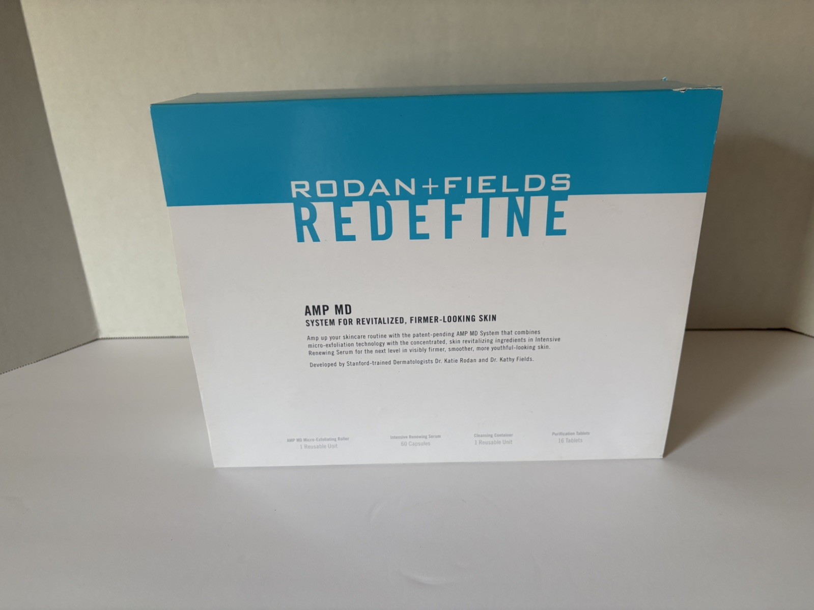 Rodan + Fields Redefine AMP MD System Anti-Aging Brand New in Box With Roller