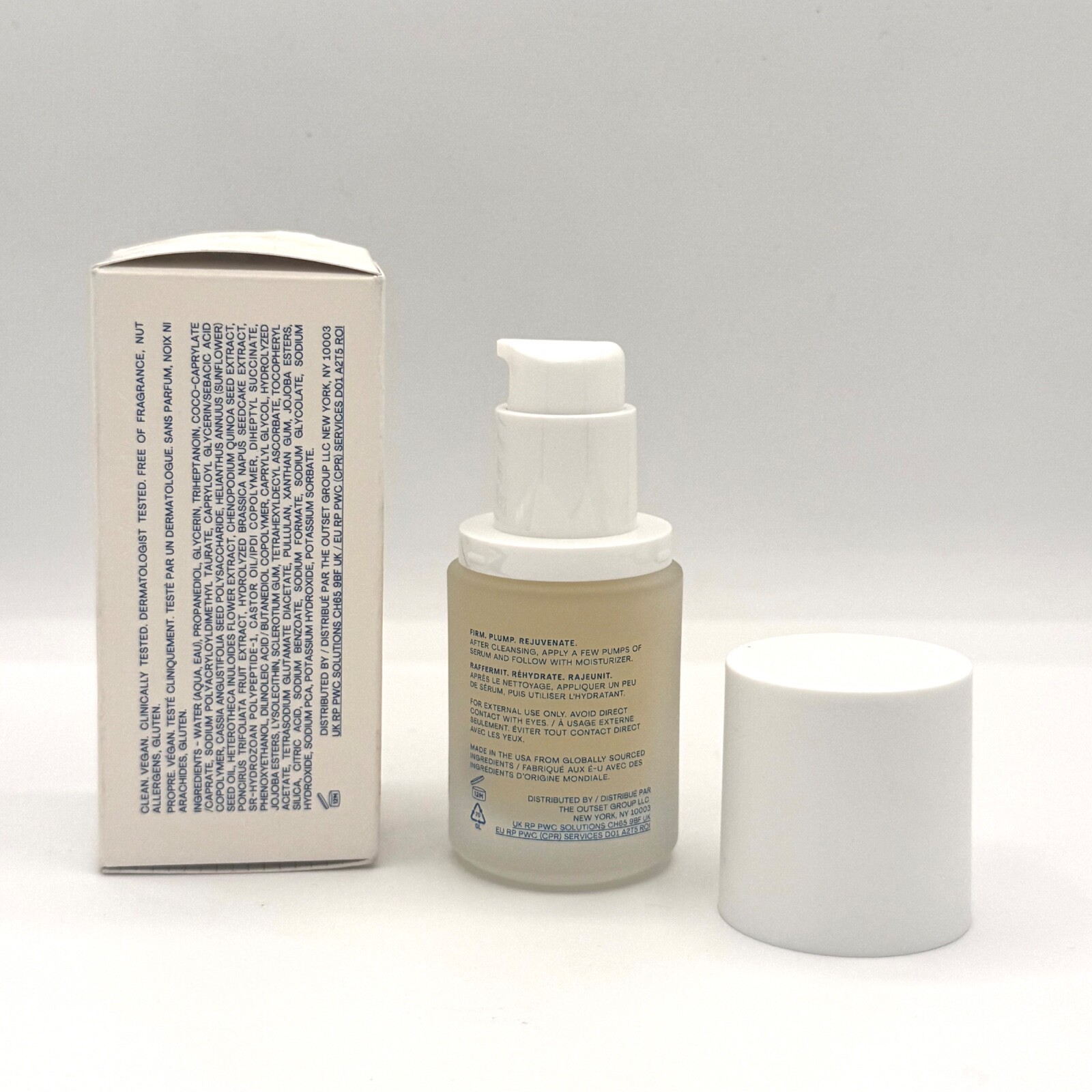 The Outset Firming Vegan Collagen Prep Serum 1 oz / 30 ml New