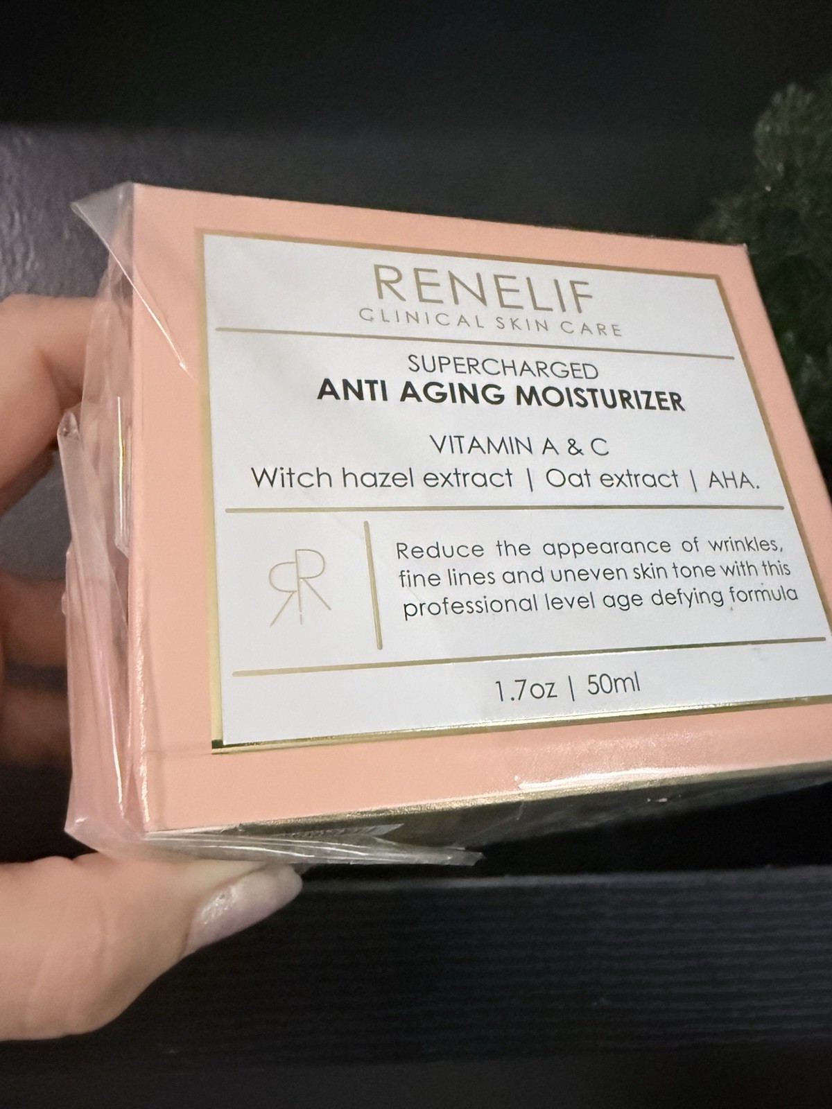 Renelif Anti Aging Moisturizer Vitamin A & C Oat Extract AHA New