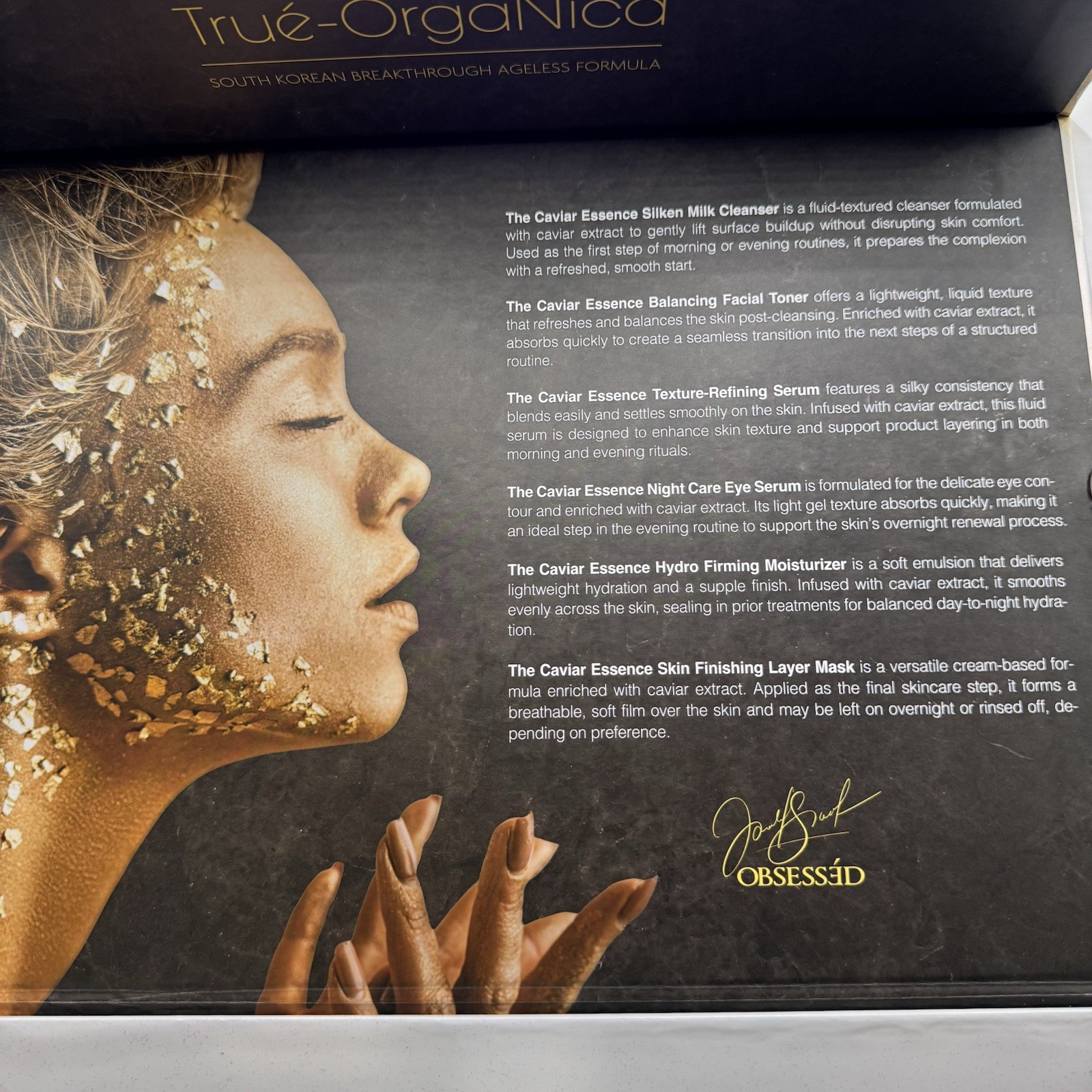 Caviar Rejuvenating Skin Face Cleaner, Toner, Refining Serum, Eye , Moisturizer