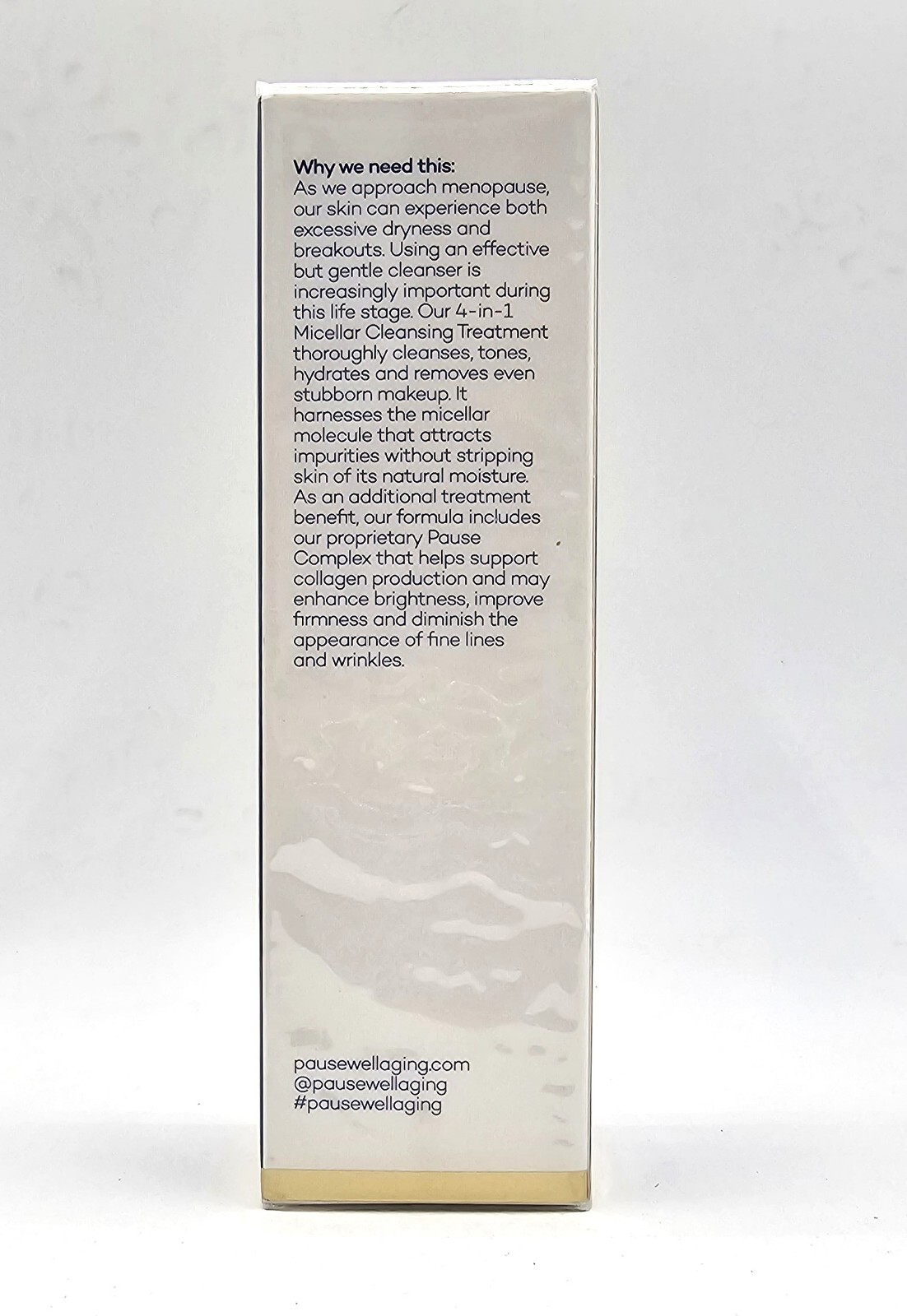 Pause Well-Aging 4 in 1 Micellar Cleansing Treatment 6oz. New, Sealed!