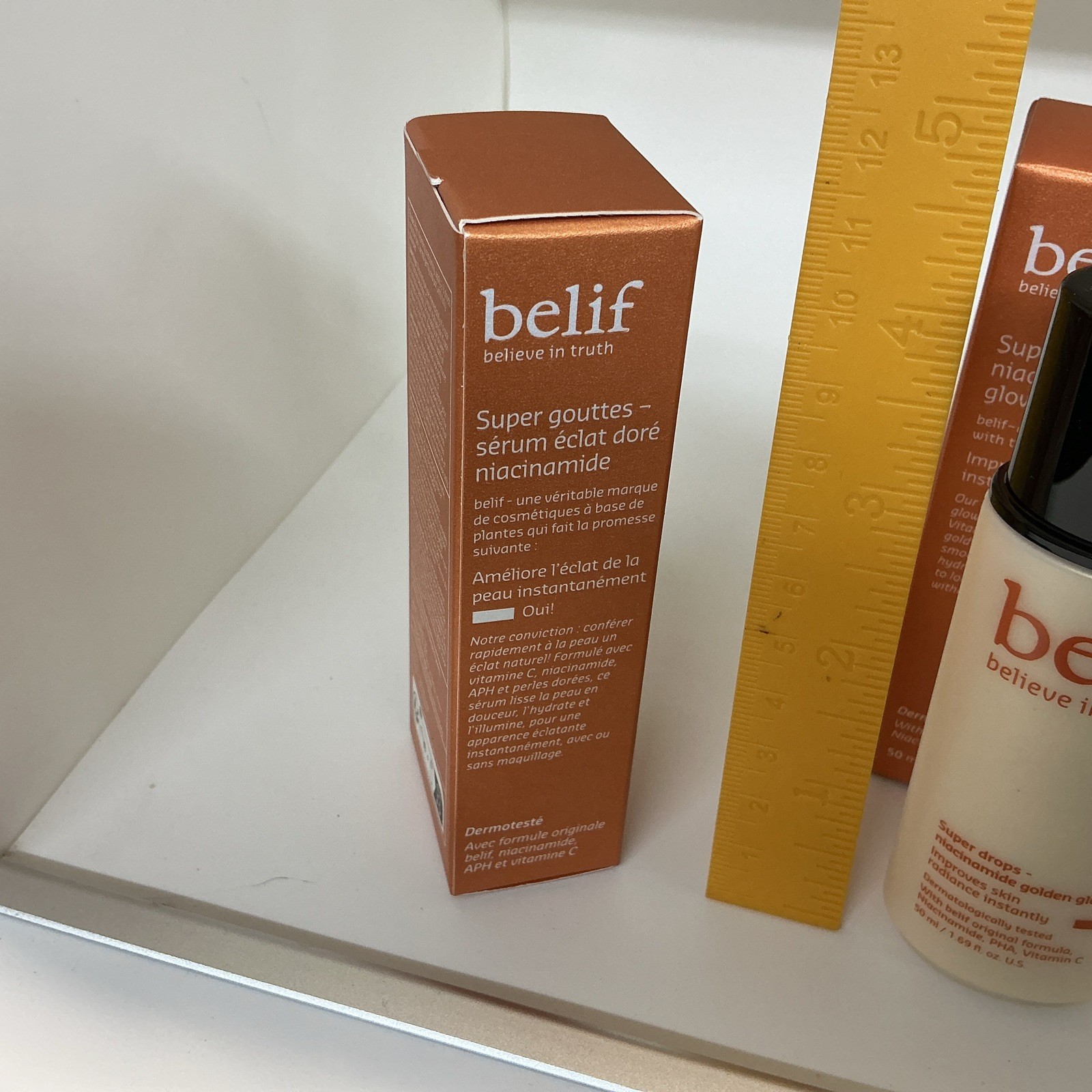 belif Super Drops Niacinamide Vitamin C Golden Glow Serum, 1.69oz. Lot Of 2 !!