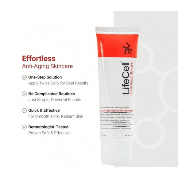 LifeCeII All-in-One Anti-Aging Wrinkle Filler Cream Retinol Hyaluronic Acid