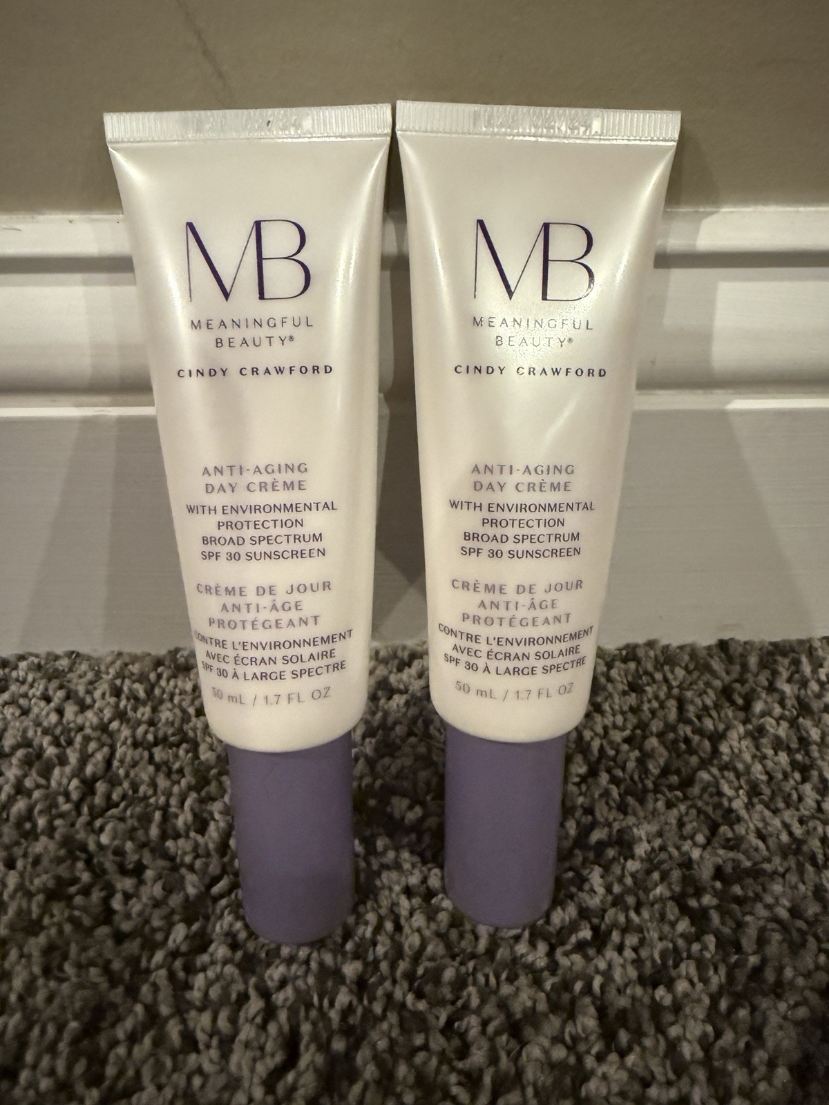 Meaningful Beauty Anti Aging Day Crème 1.7oz each Lot Of 2